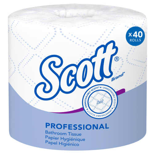 Scott Professional Standard Roll Toilet Paper, Elevated Design, 2-Ply, White, 550 Sheets